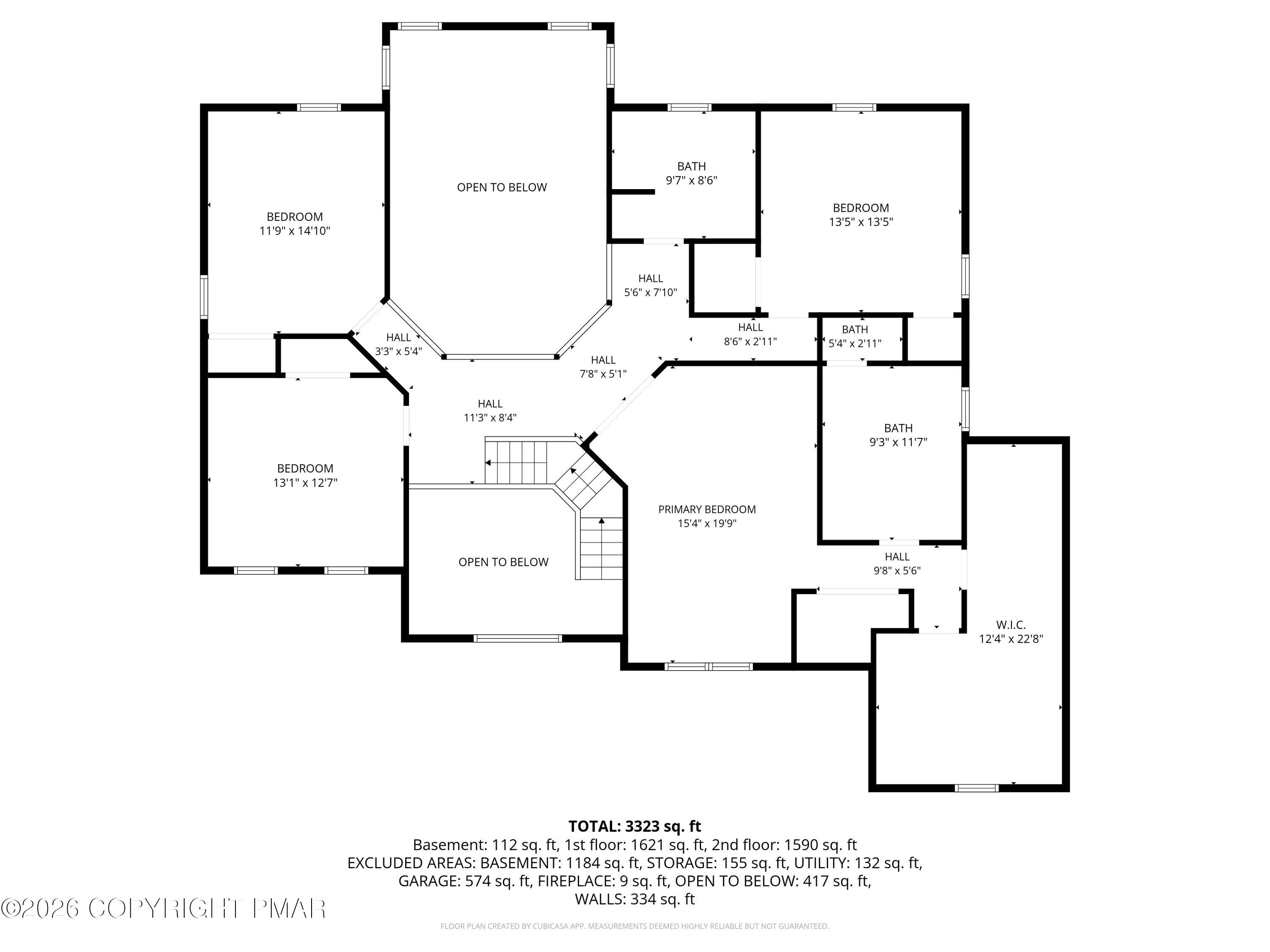 155 Chase Road Stroudsburg, PA 18360 - Photo 74 of 76 Floor Plan 2nd Floor