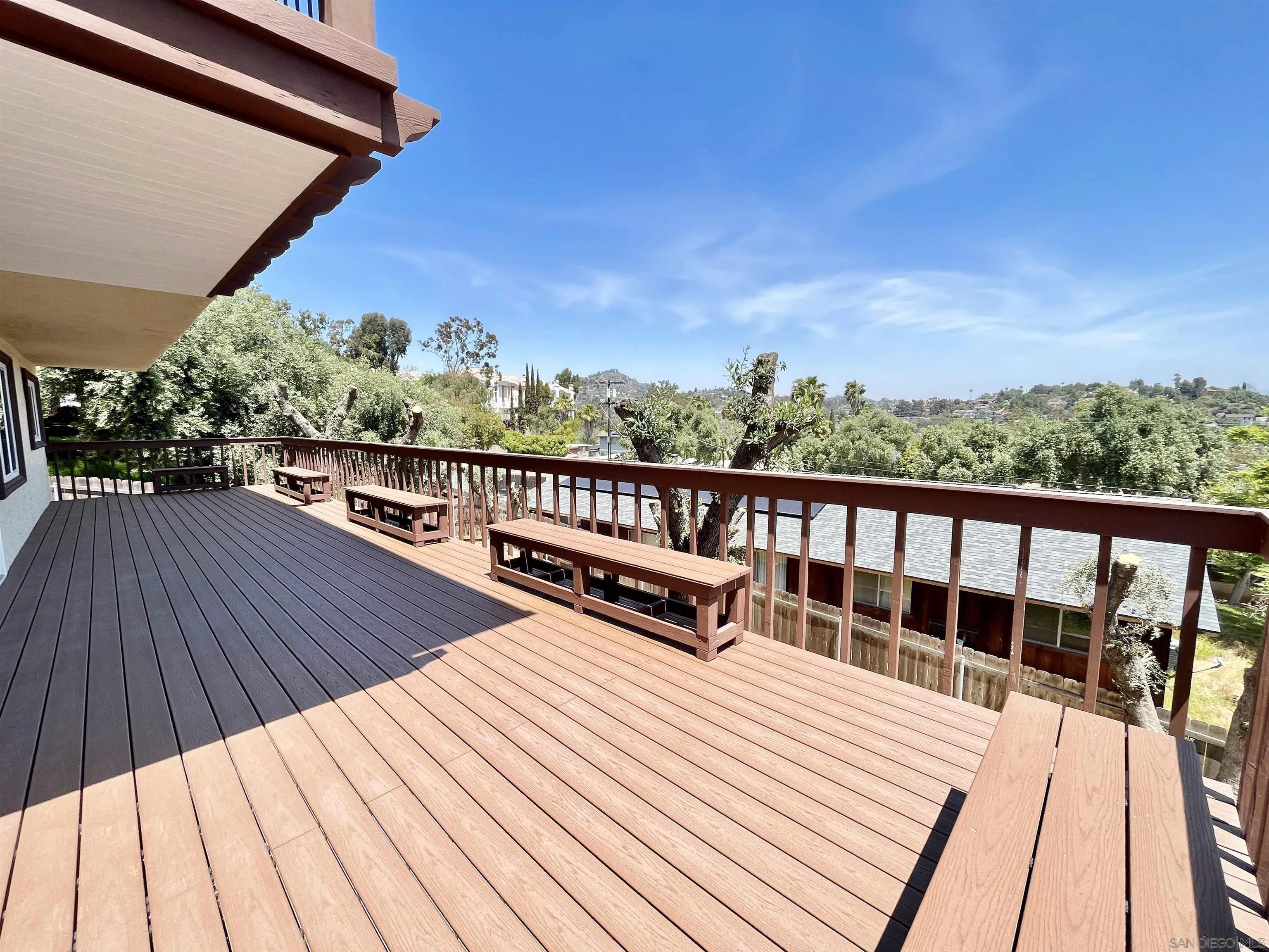 8844 Golf Drive Spring Valley, CA 91977 - Photo 42 of 56 a view of balcony with wooden floor and fence