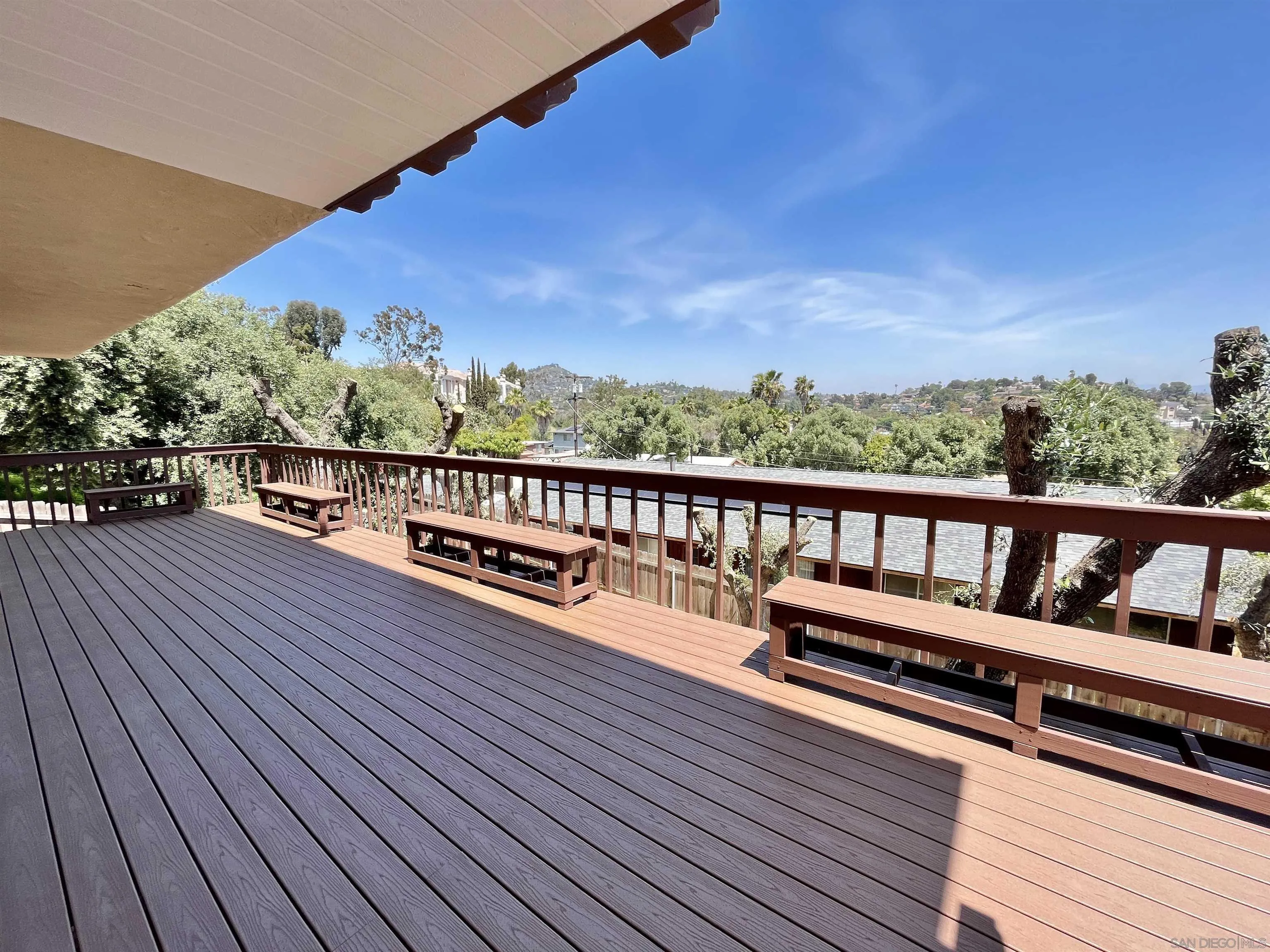 8844 Golf Drive Spring Valley, CA 91977 - Photo 43 of 56 a view of balcony with wooden floor and fence