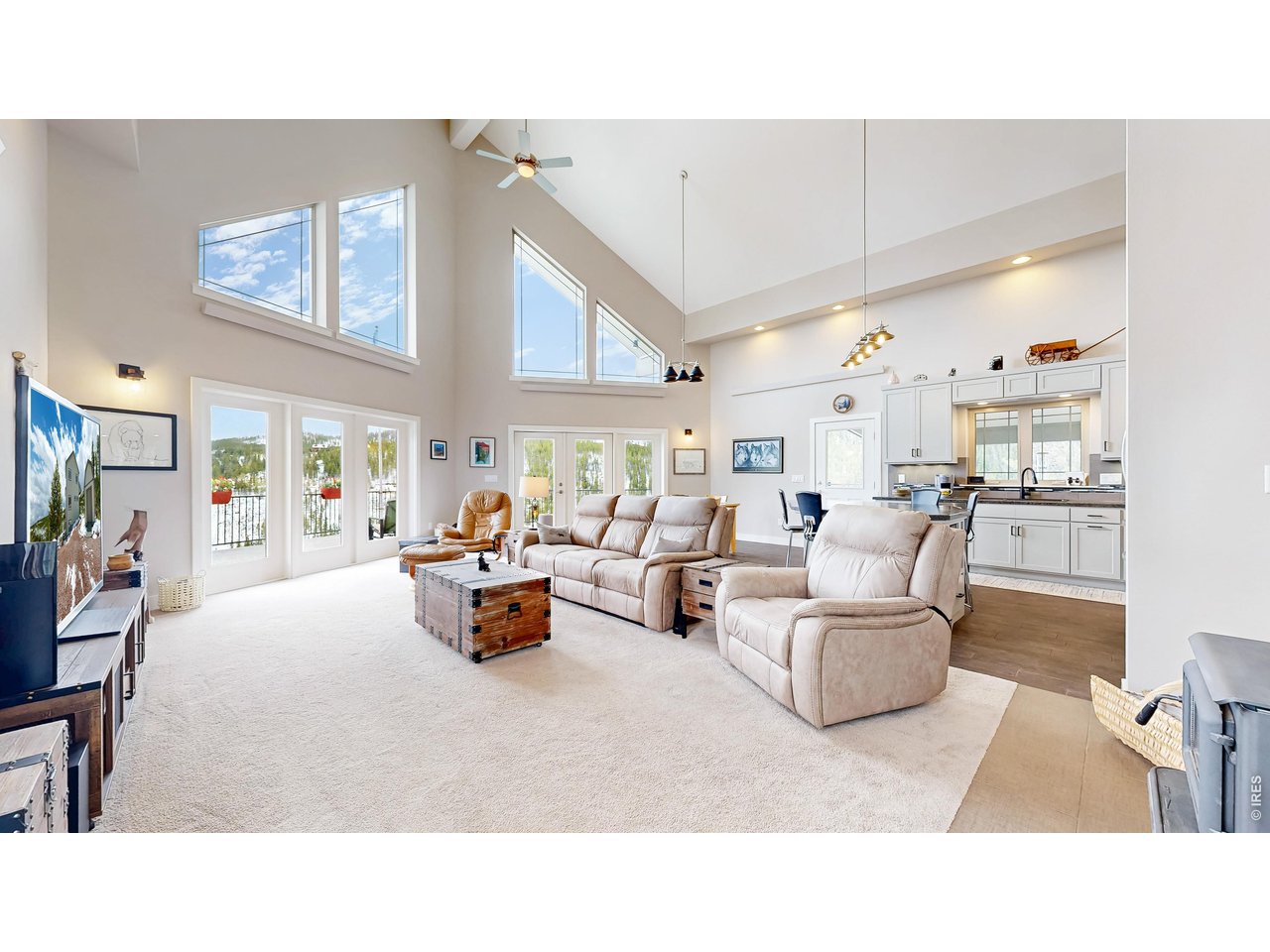 296 Elkridge Road Red Feather Lakes, CO 80545 - Photo 47 of 47 Open floor plan with cathedral ceilings views from every window