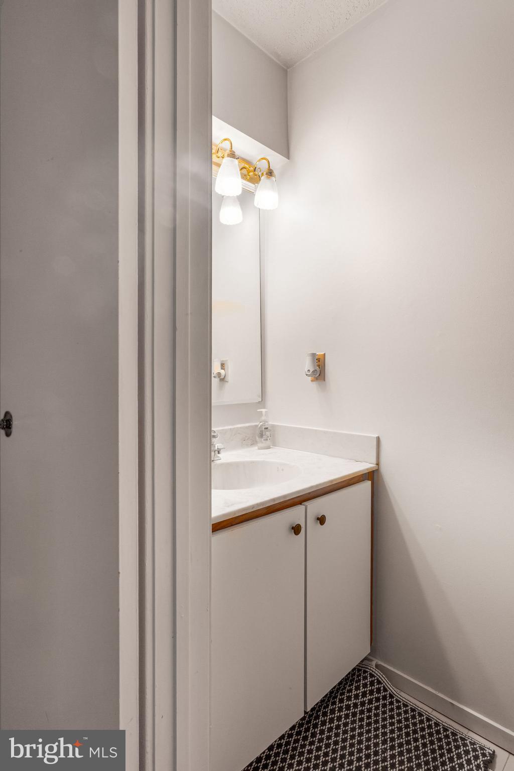 7579 Weather Worn Way, Unit D Columbia, MD 21046 - Photo 7 of 24 a bathroom with a sink and a mirror