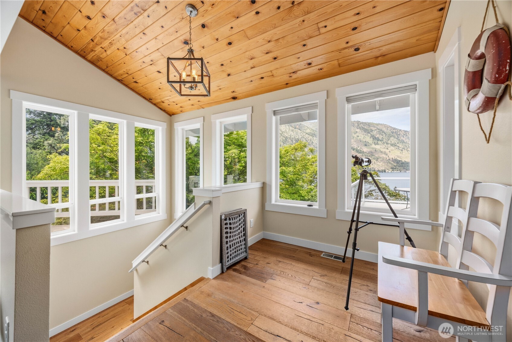 141 Sunset Place Manson, WA 98831 - Photo 13 of 38 a view of entryway with wooden floor