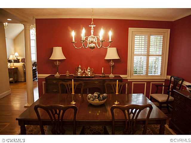 2350 Winterfield Road Midlothian, VA 23113 - Photo 4 of 13 a view of a dining room with furniture and wooden floor