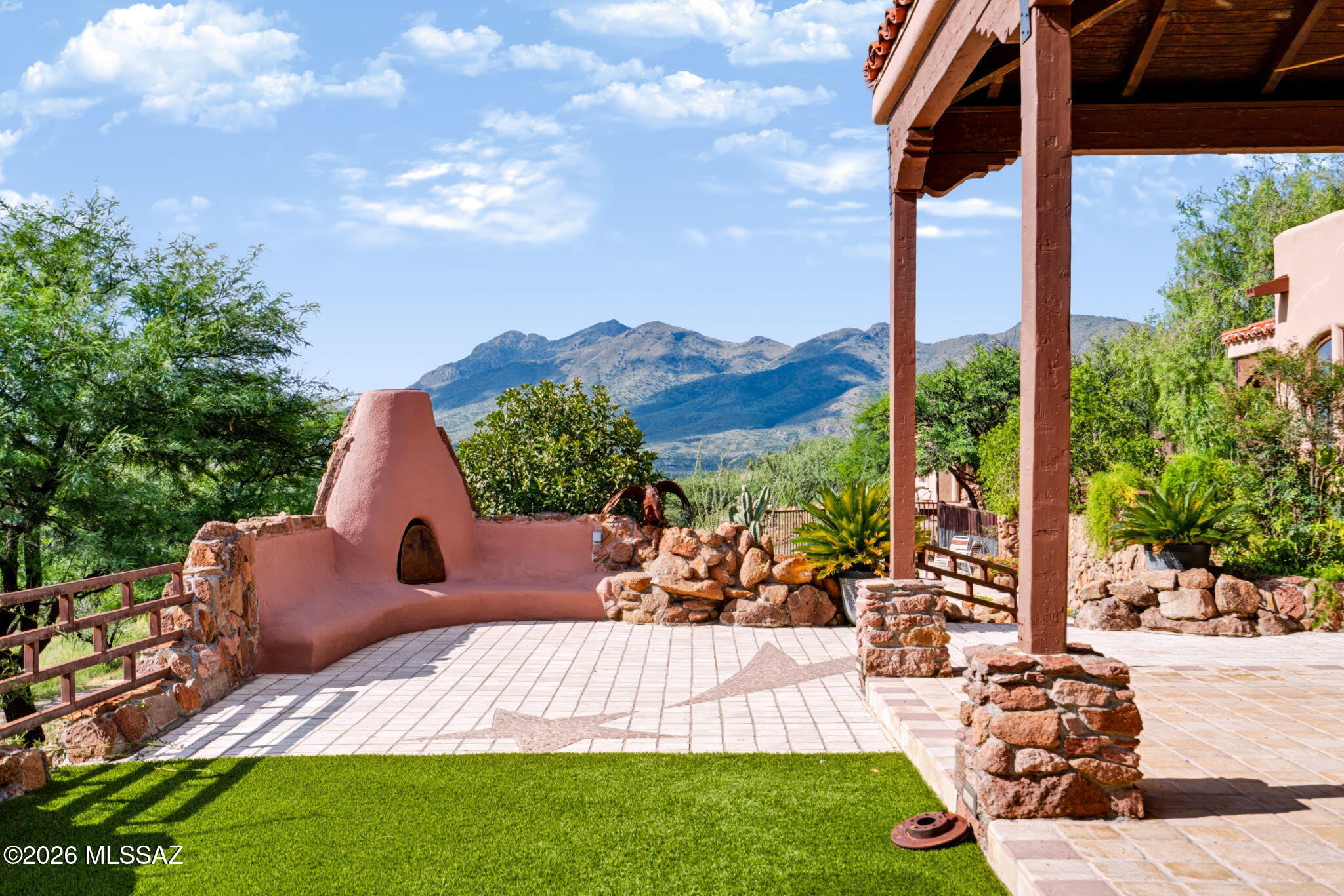 1052 Morning Star Drive Rio Rico, AZ 85648 - Photo 13 of 50 Patio looking south