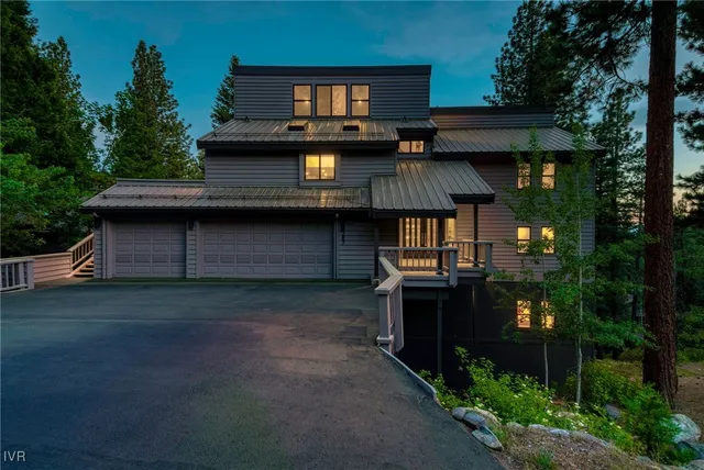 a front view of a house with balcony