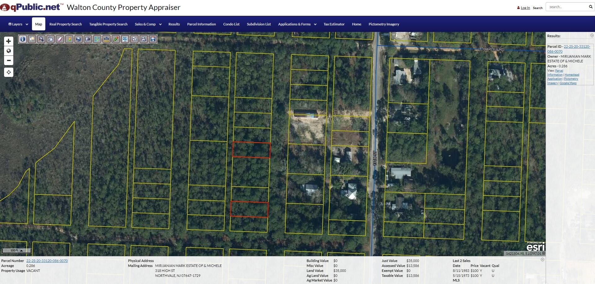Lot 7 14th Street Santa Rosa Beach, FL 32459 - Photo 2 of 13 County Appraiser Parcel