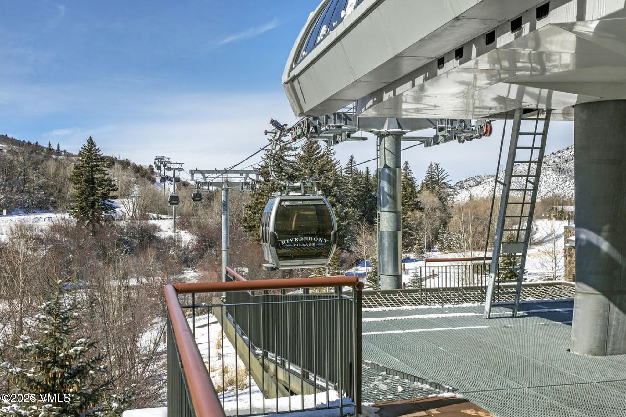 137 Benchmark Road, Unit 513 Avon, CO 81620 - Photo 30 of 31 a view of balcony with two potted plants