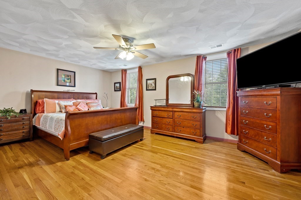 2 Gerry Drive, Unit 2 Hudson, MA 01749 - Photo 19 of 41 a bedroom with a bed and a flat screen tv