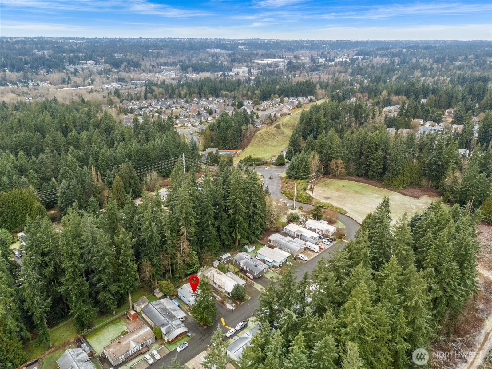 20500 32nd Drive Southeast Bothell, WA 98012 - Photo 38 of 39 an aerial view of a house with a yard