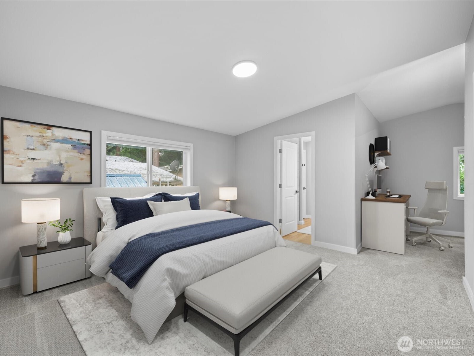 20500 32nd Drive Southeast Bothell, WA 98012 - Photo 7 of 39 a spacious bedroom with a bed and window