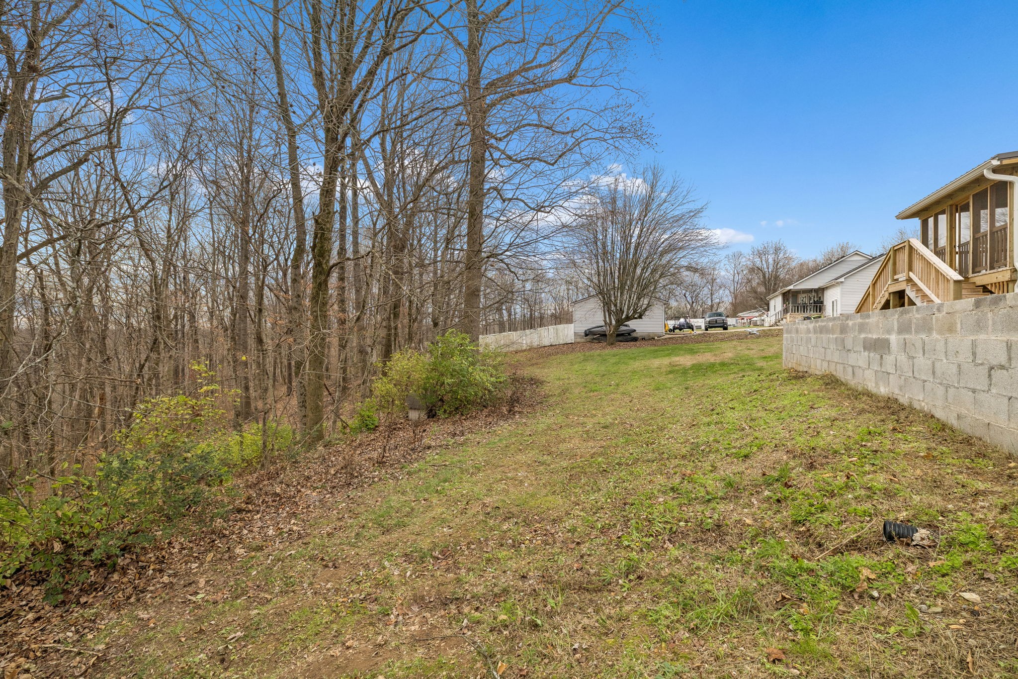 179 West Hester Road Cottontown, TN 37048 - Photo 41 of 43 a view of a backyard with large trees