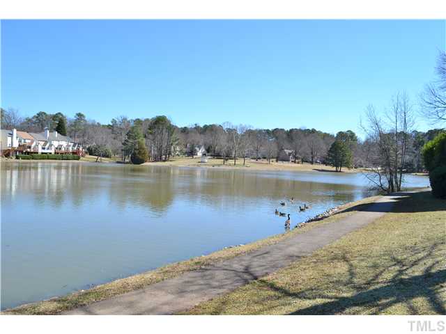930 Springfork Drive Cary, NC 27513 - Photo 21 of 23 Take a walk or run around the pond on the paved trail...