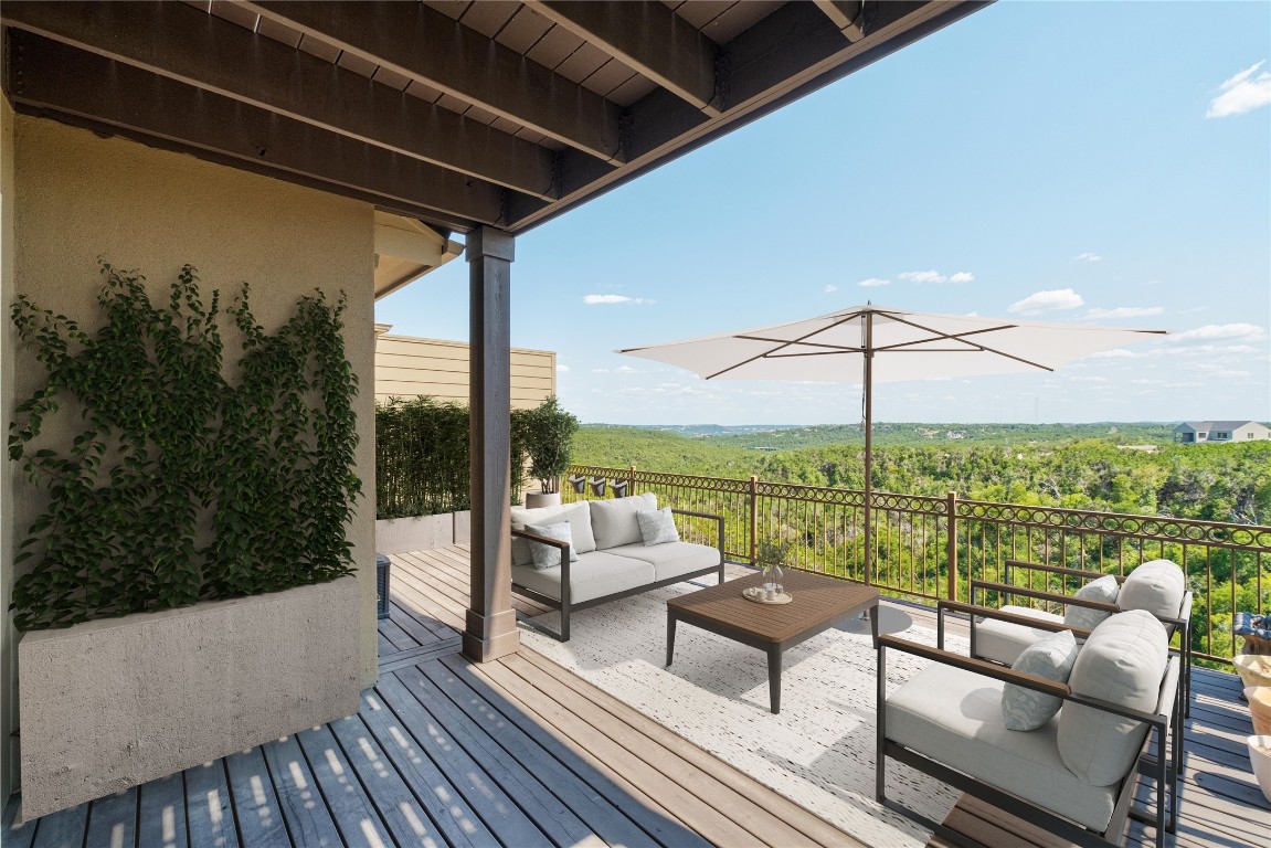 9621 Solana Vista Loop, Unit B Austin, TX 78750 - Photo 2 of 27 Gorgeous views! You can see downtown.