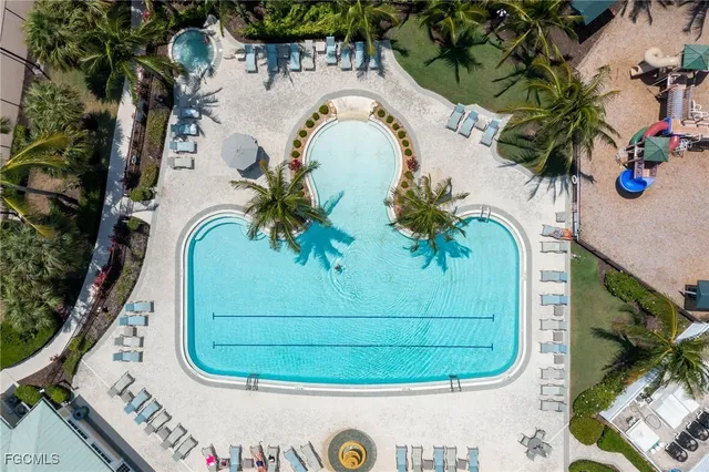 an ocean view with outdoor seating space