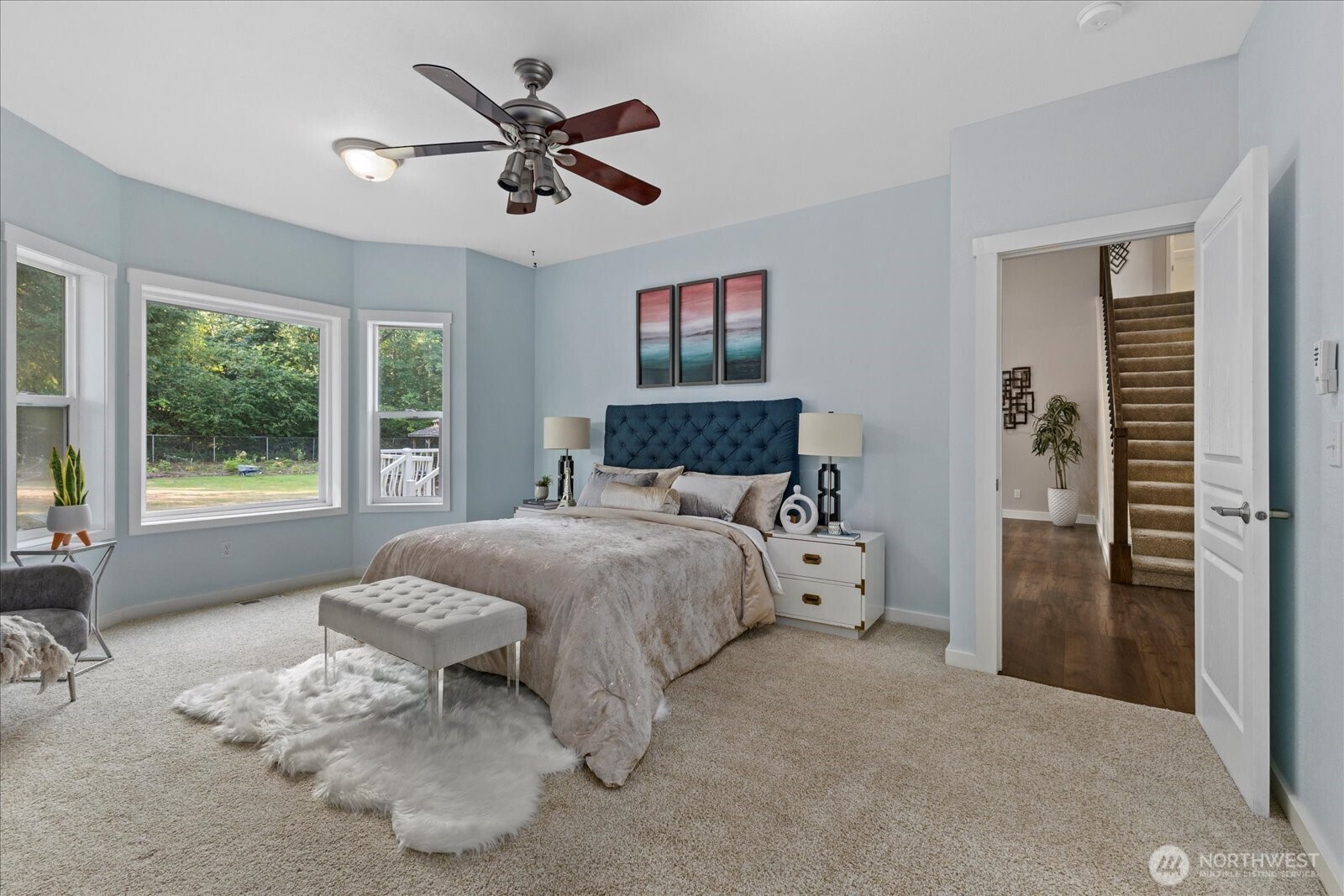 22005 260th Avenue Southeast Maple Valley, WA 98038 - Photo 5 of 39 a bedroom with a bed and a window