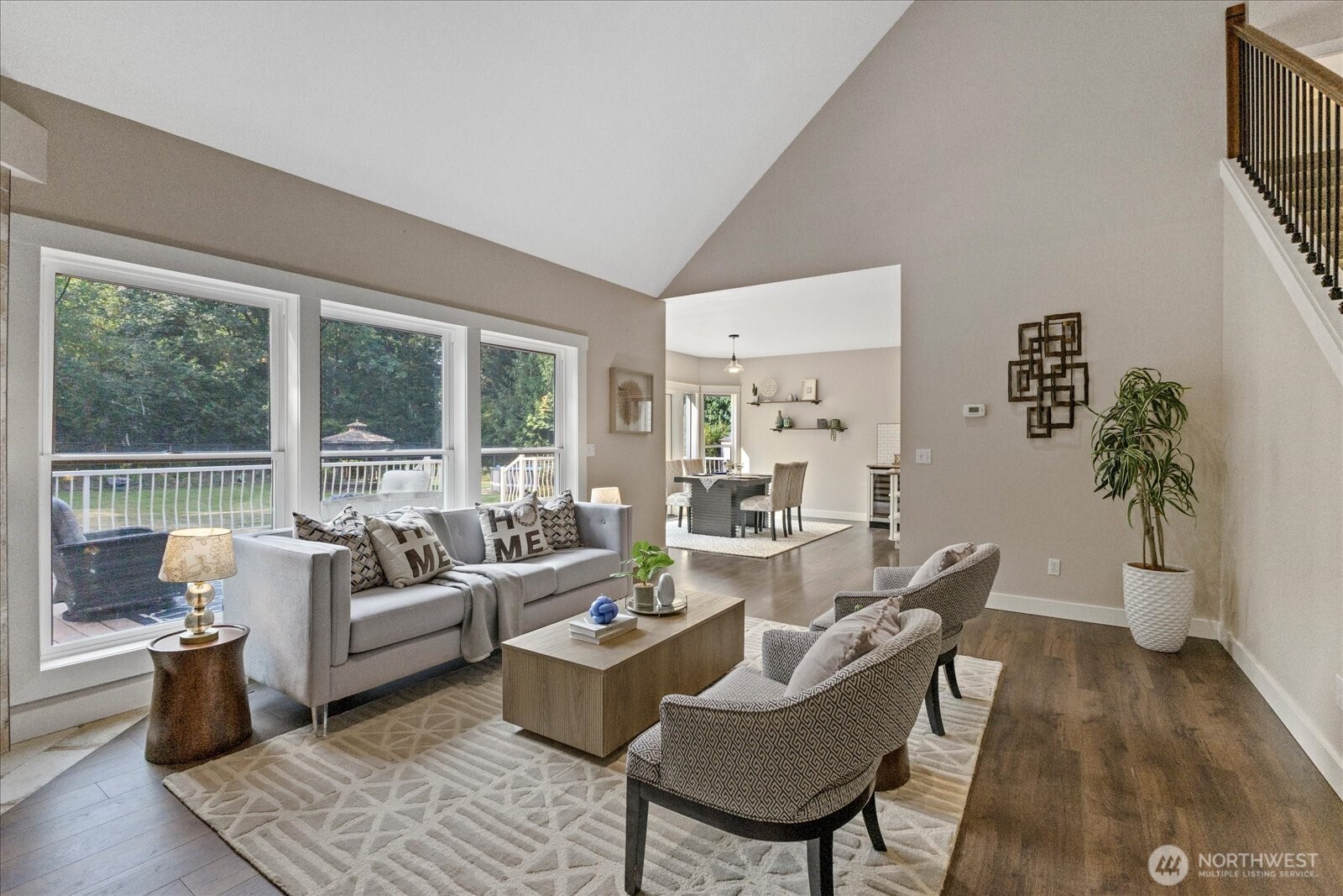 22005 260th Avenue Southeast Maple Valley, WA 98038 - Photo 10 of 39 a living room with furniture and a large window