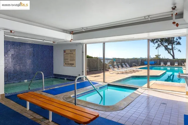 a view of a swimming pool