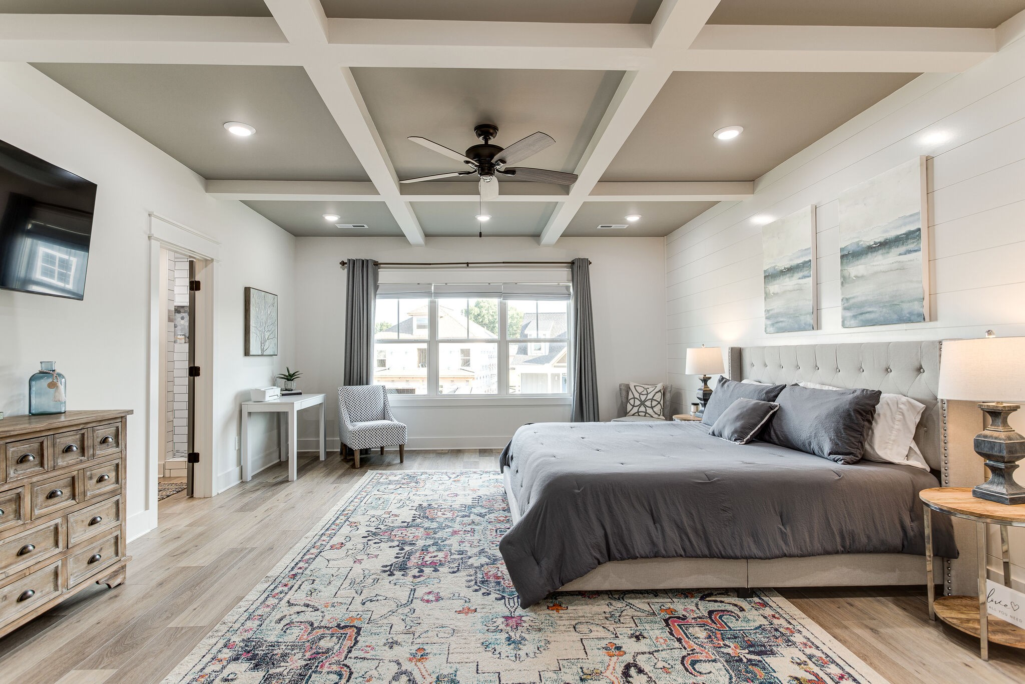 111 Barefoot Way Winchester, TN 37398 - Photo 22 of 33 a bedroom with a large bed and a couch