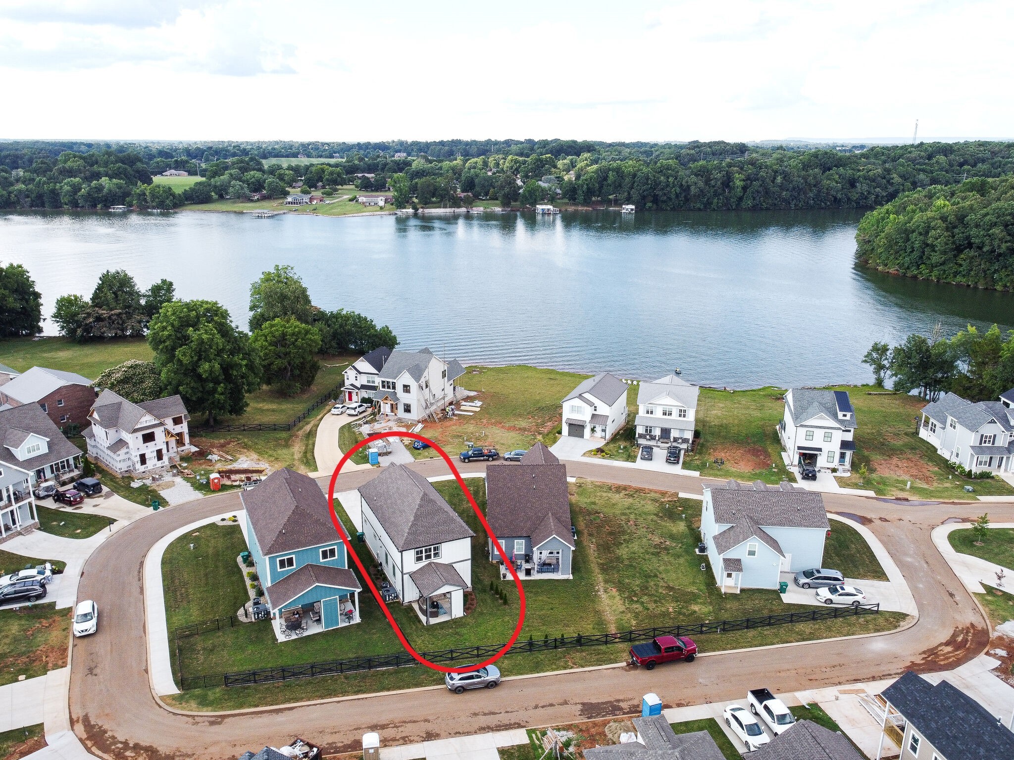 111 Barefoot Way Winchester, TN 37398 - Photo 32 of 33 a view of swimming pool with outdoor seating and lake view