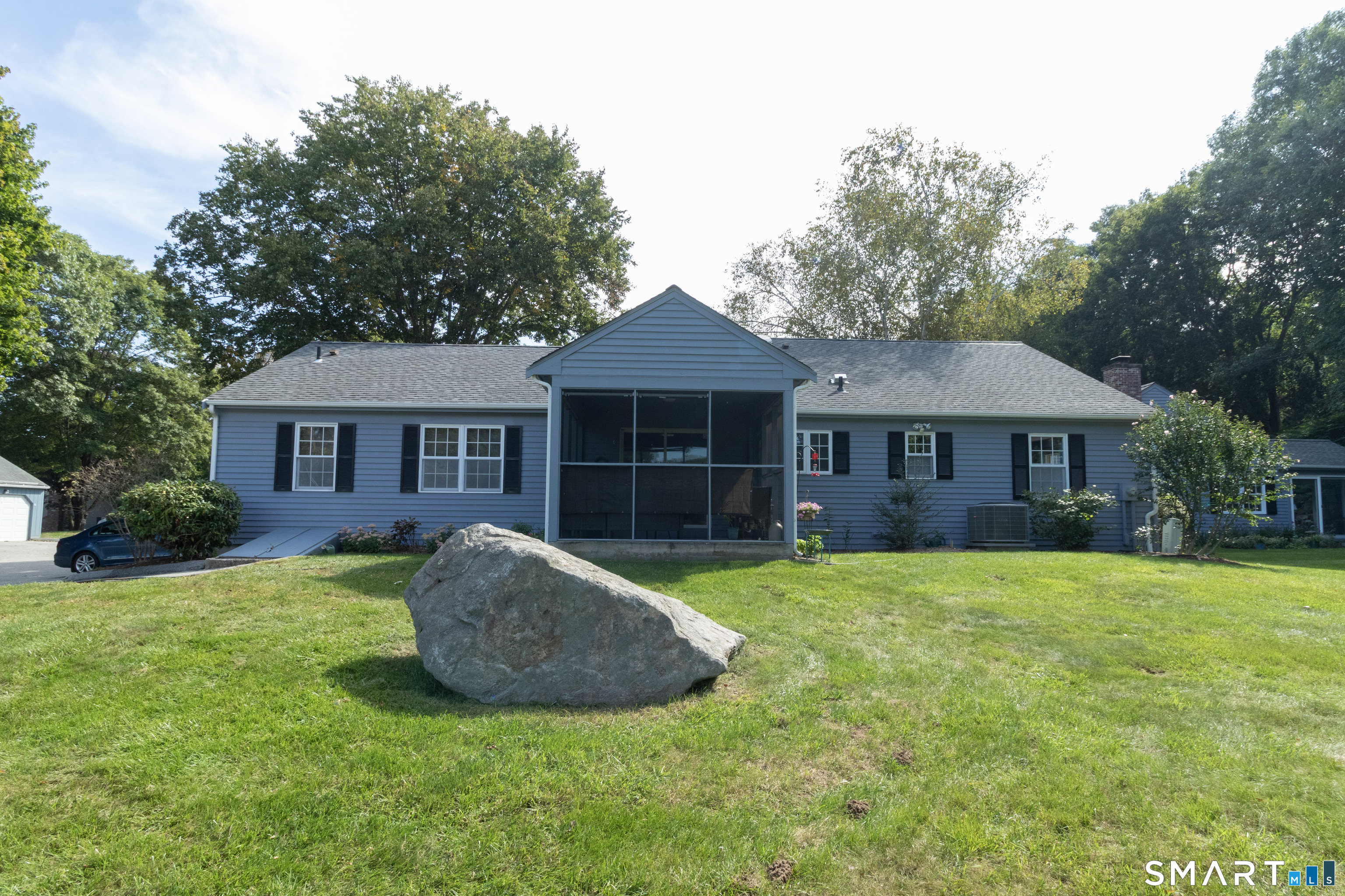 1 Hampshire Road, Unit 1 Madison, CT 06443 - Photo 23 of 27 Great view of the back of the condo from the private backyard.