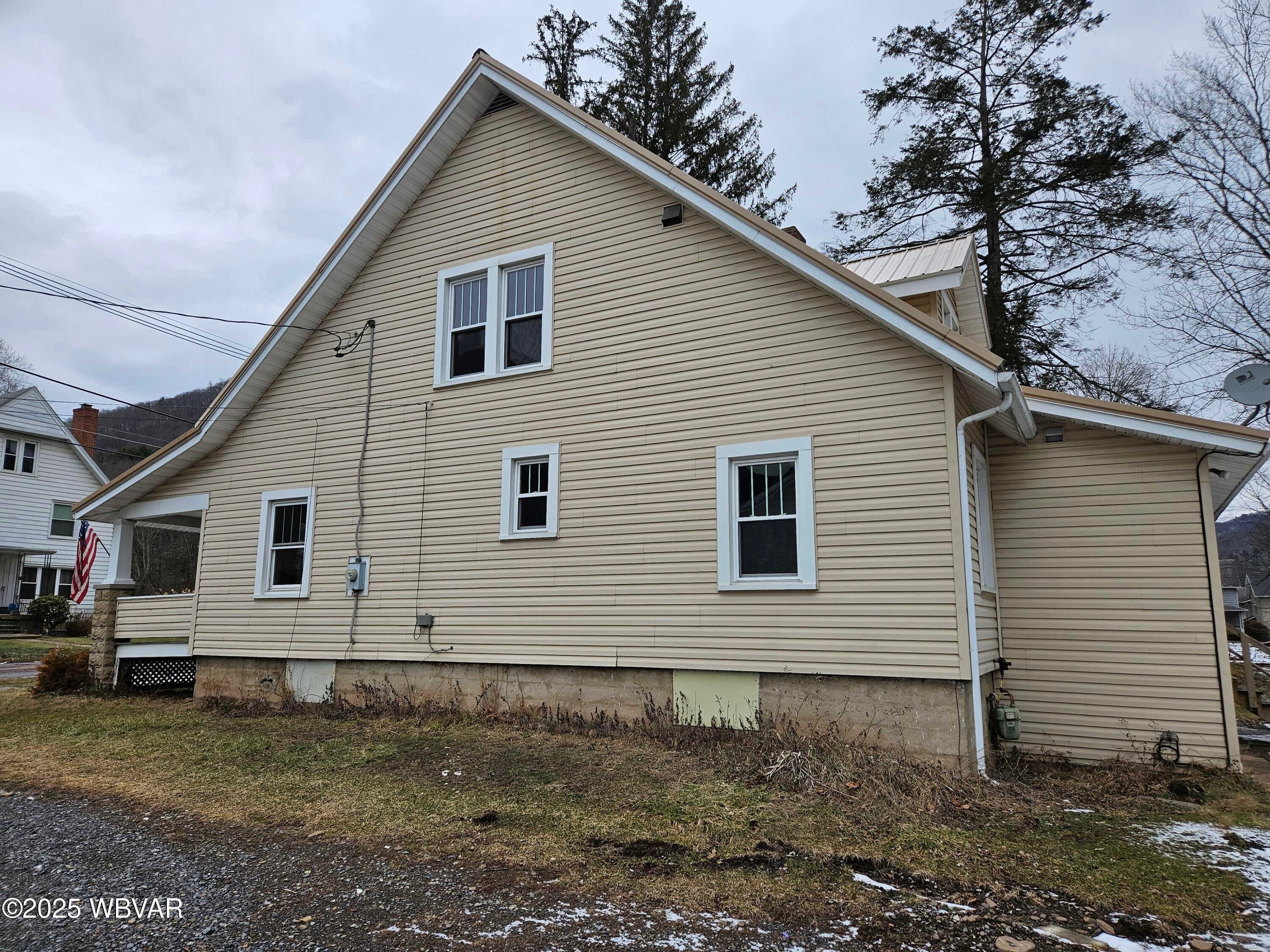 306 Truman Road Trout Run, PA 17771 - Photo 39 of 40 Right exterior, gravel parking area