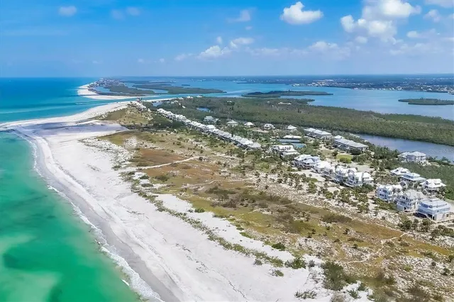 a view of an ocean beach