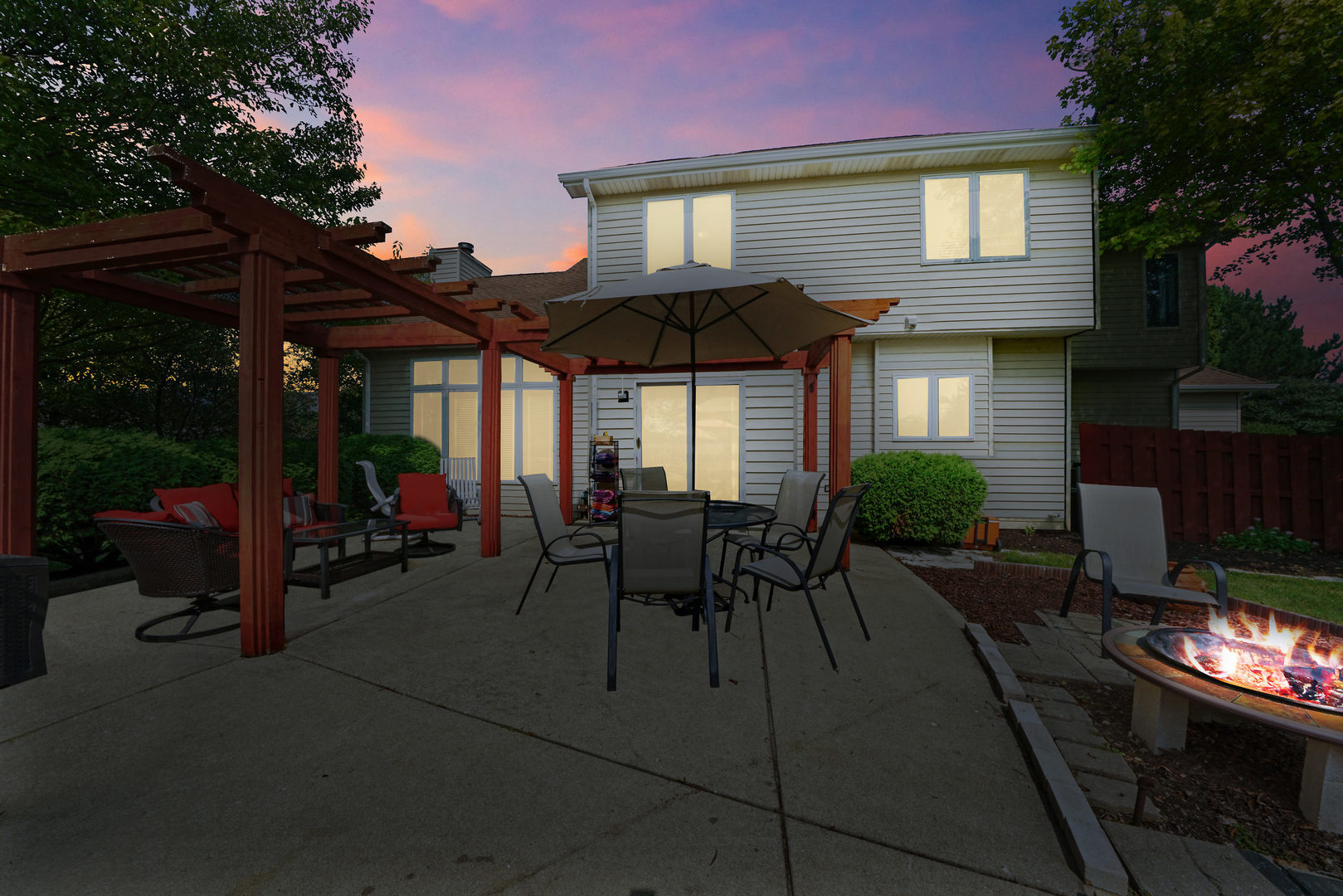 10808 Michigan Drive Spring Grove, IL 60081 - Photo 26 of 26 a view of a house with backyard and sitting area