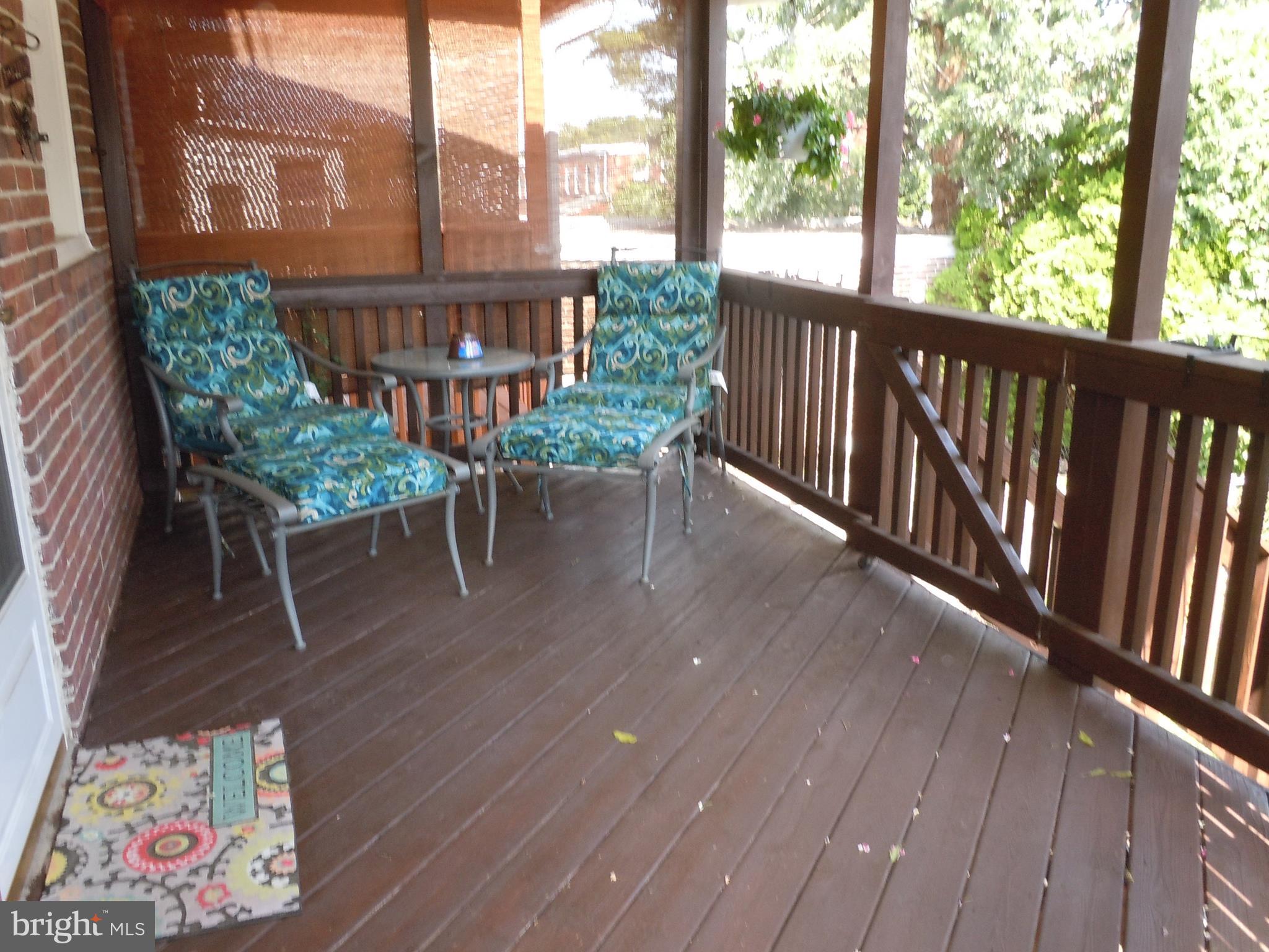 186 Marshall Road Lansdowne, PA 19050 - Photo 10 of 41 Relaxing rear deck w/exit/entrance to kitchen