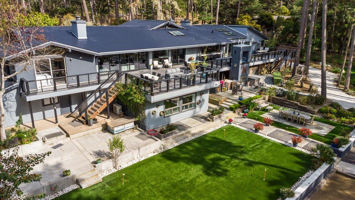 1276 Viscaino Road Pebble Beach, CA 93953 - Photo 40 of 64 a view of a house with garden