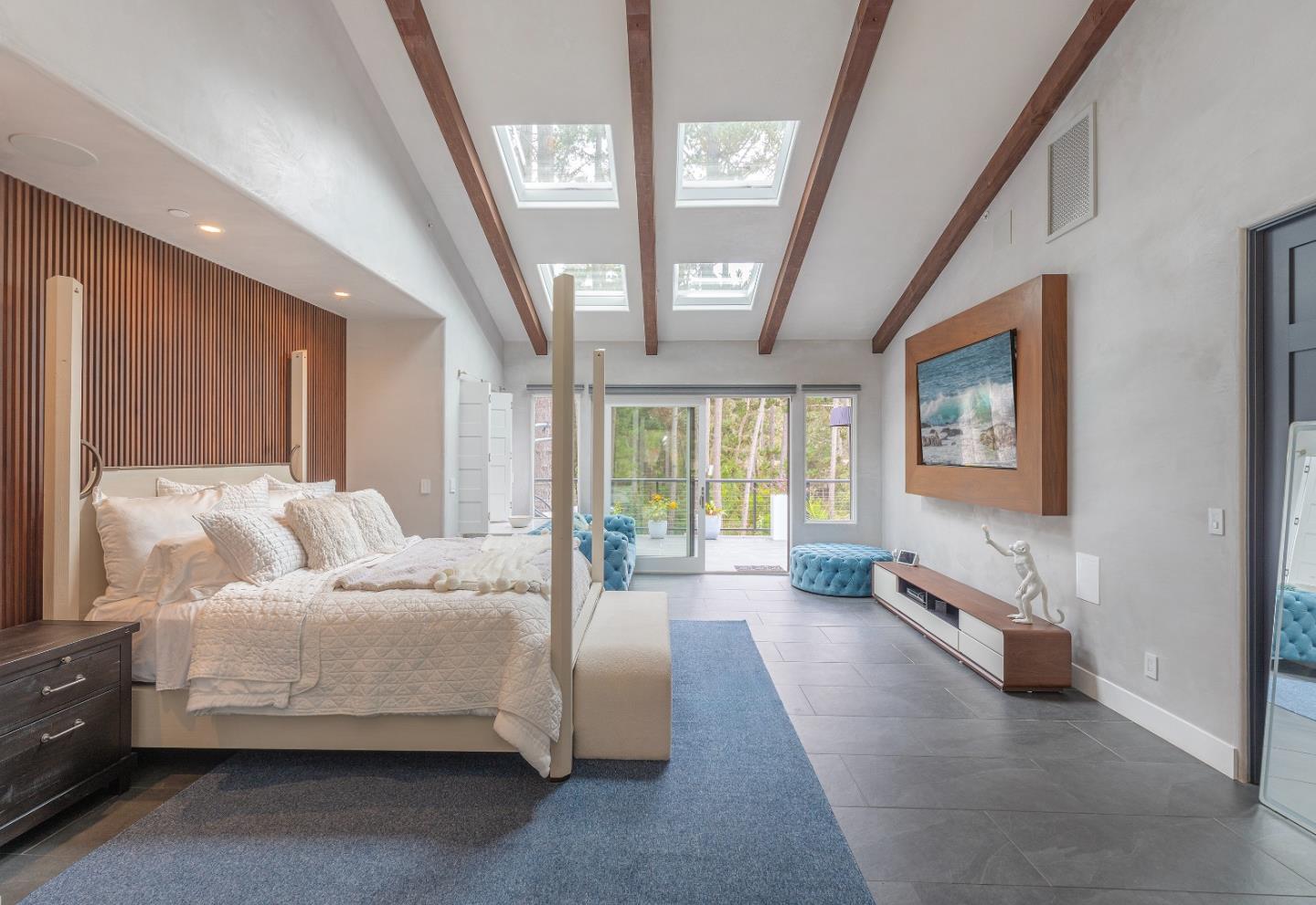 1276 Viscaino Road Pebble Beach, CA 93953 - Photo 7 of 64 a living room with furniture and a large window