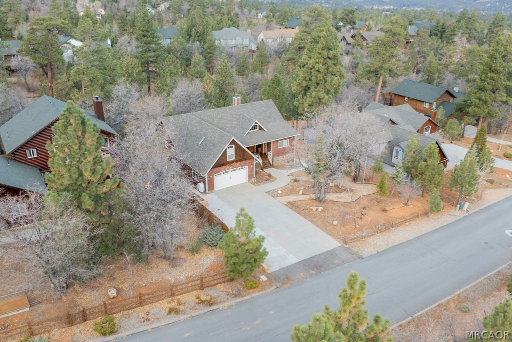 1629 Angels Camp Road Big Bear City, CA 92314 - Photo 2 of 40 an aerial view of a house with a yard