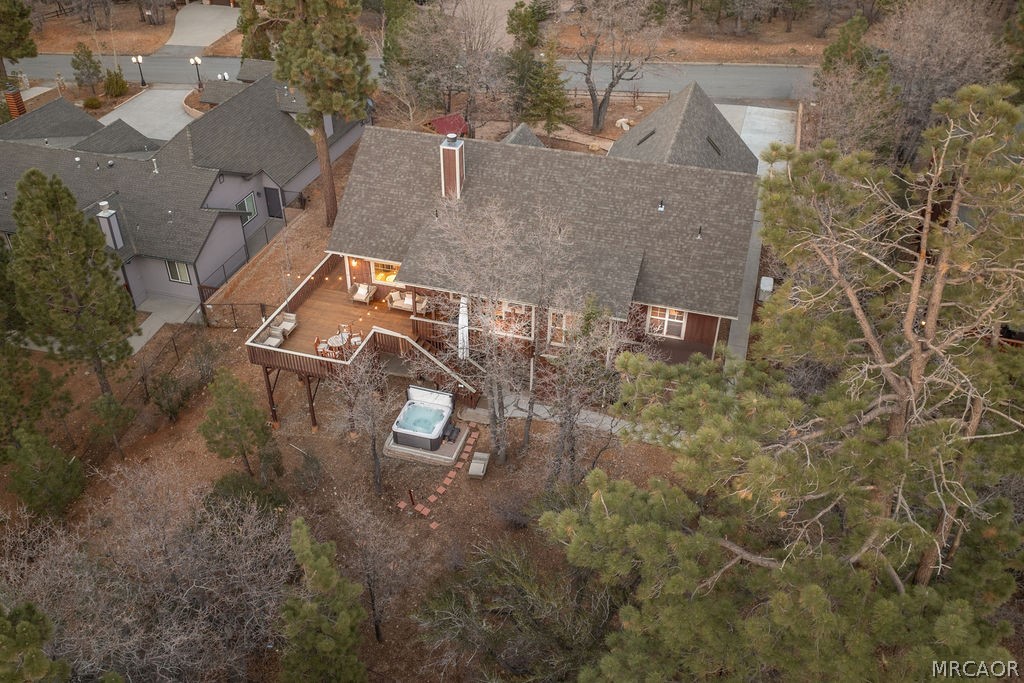 1629 Angels Camp Road Big Bear City, CA 92314 - Photo 38 of 40 an aerial view of residential houses with outdoor space and parking