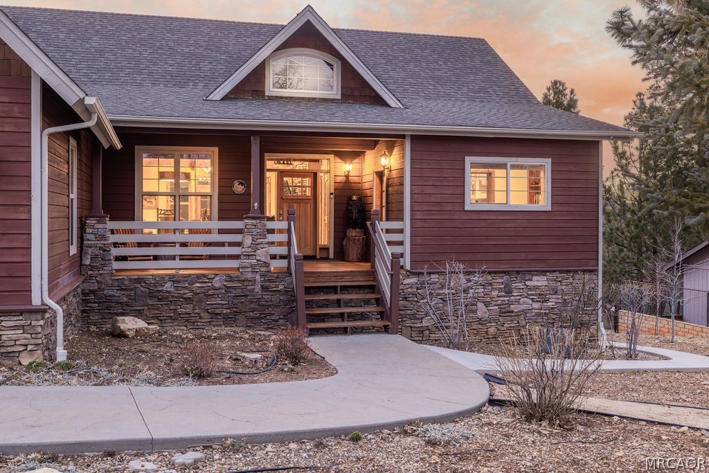 1629 Angels Camp Road Big Bear City, CA 92314 - Photo 5 of 40 a front view of a house with garden