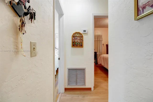 a view of hallway with elevator