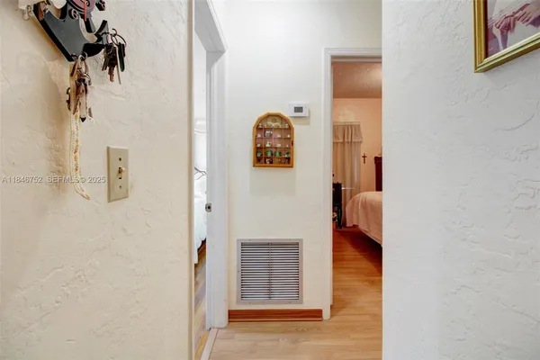 a view of hallway with elevator