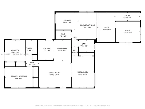 a picture of a floor plan