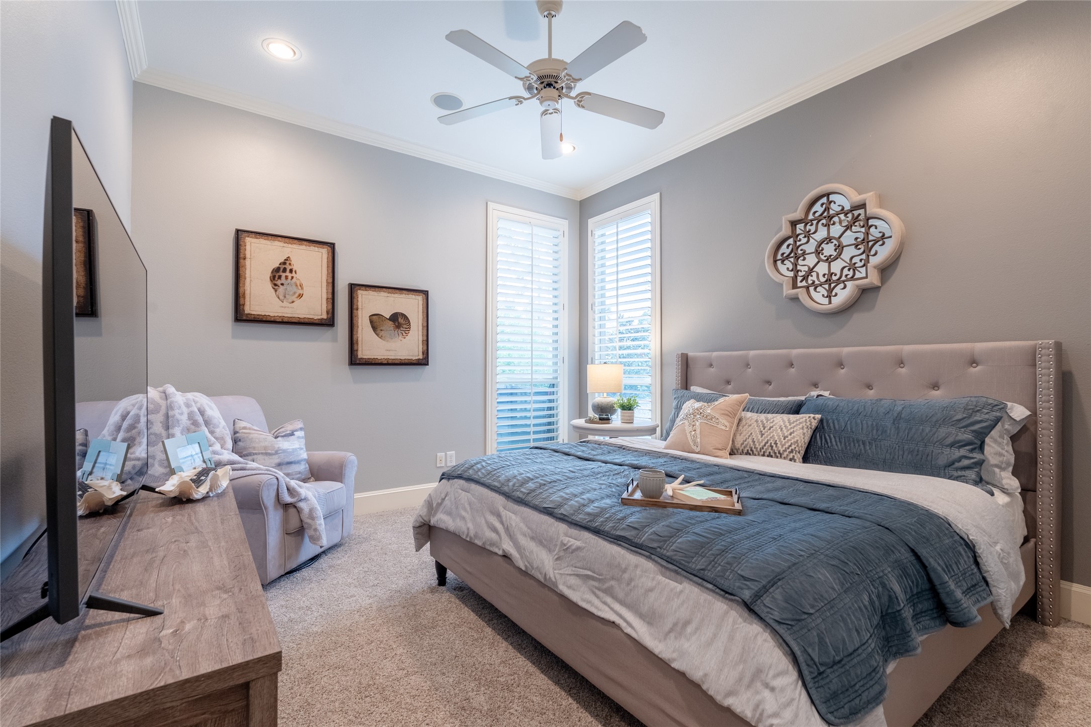 6 Rhapsody Bend Drive The Woodlands, TX 77382 - Photo 22 of 39 a bedroom with bed and a window