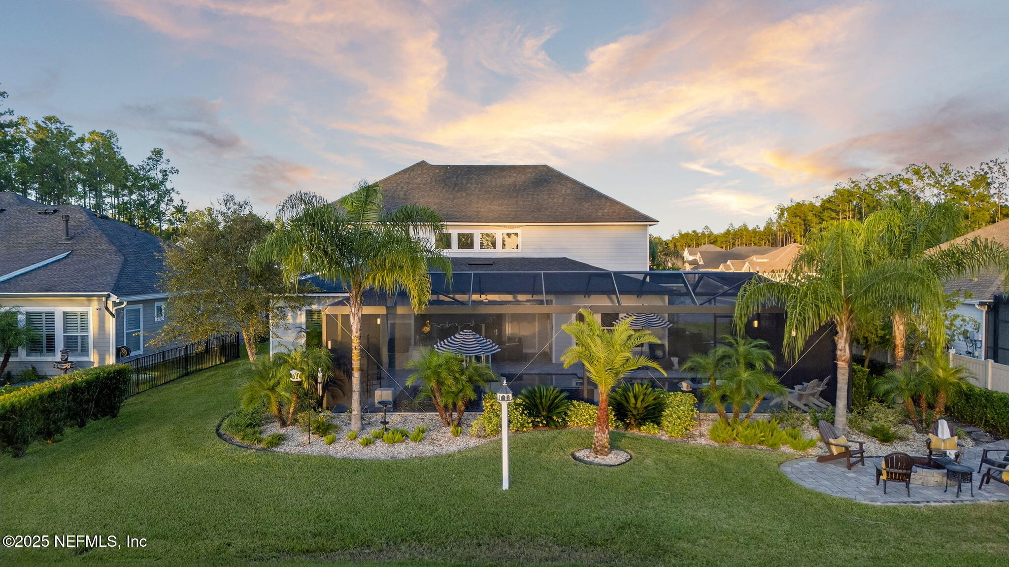 201 Clarendon Road St. Johns, FL 32259 - Photo 97 of 97 102-Twilight - Aerial Rear Exterior 1