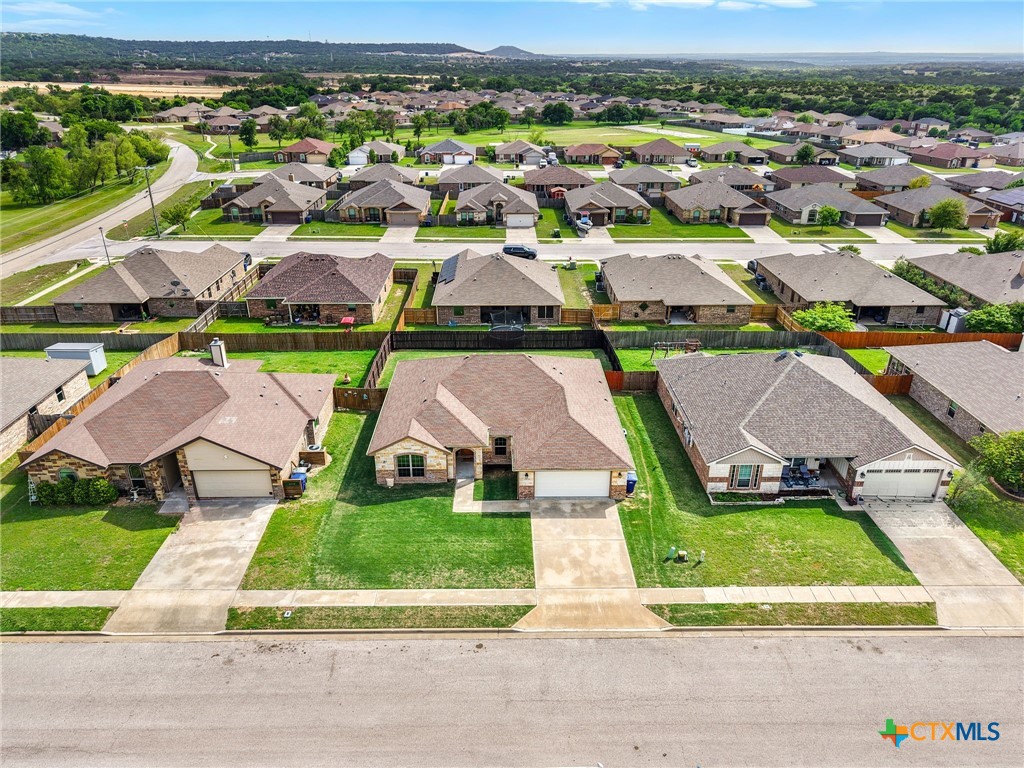 3409 Plains Street Copperas Cove, TX 76522 - Photo 29 of 33 an aerial view of residential houses with outdoor space and parking