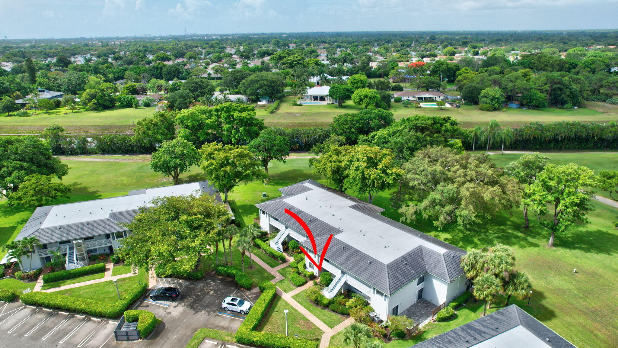10 Southport Lane, Unit E Boynton Beach, FL 33436 - Photo 35 of 47 an aerial view of multiple house