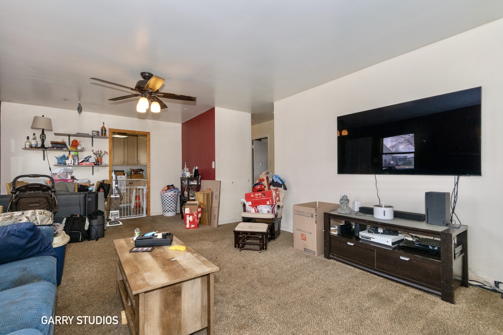 306 South Oltendorf Road Streamwood, IL 60107 - Photo 4 of 15 a living room with furniture and a flat screen tv