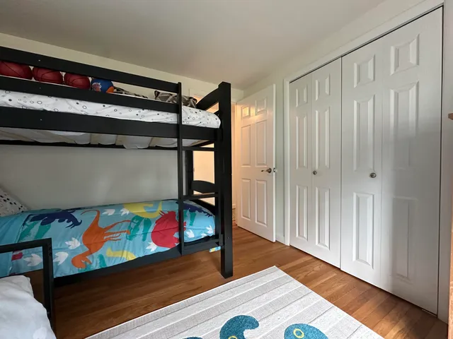 a view of an entryway with hardwood