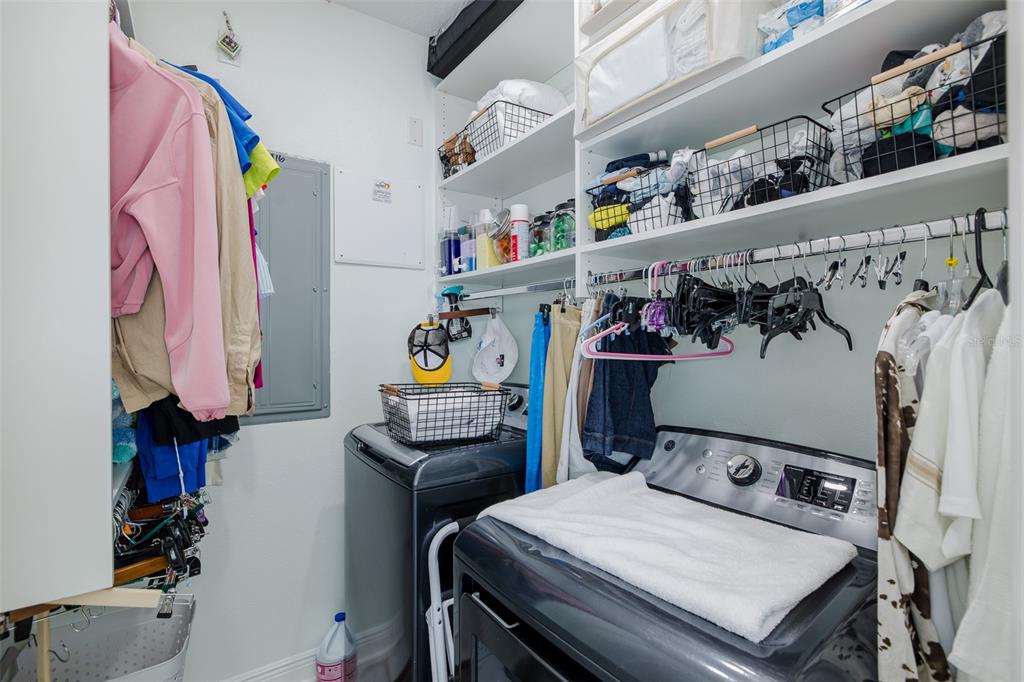 3271 Hibiscus Drive Hernando Beach, FL 34607 - Photo 70 of 95 a utility room with dryer and washer