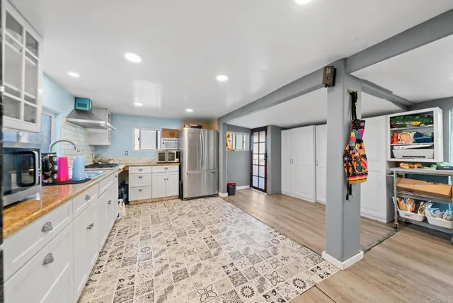 a very nice looking room with a large window