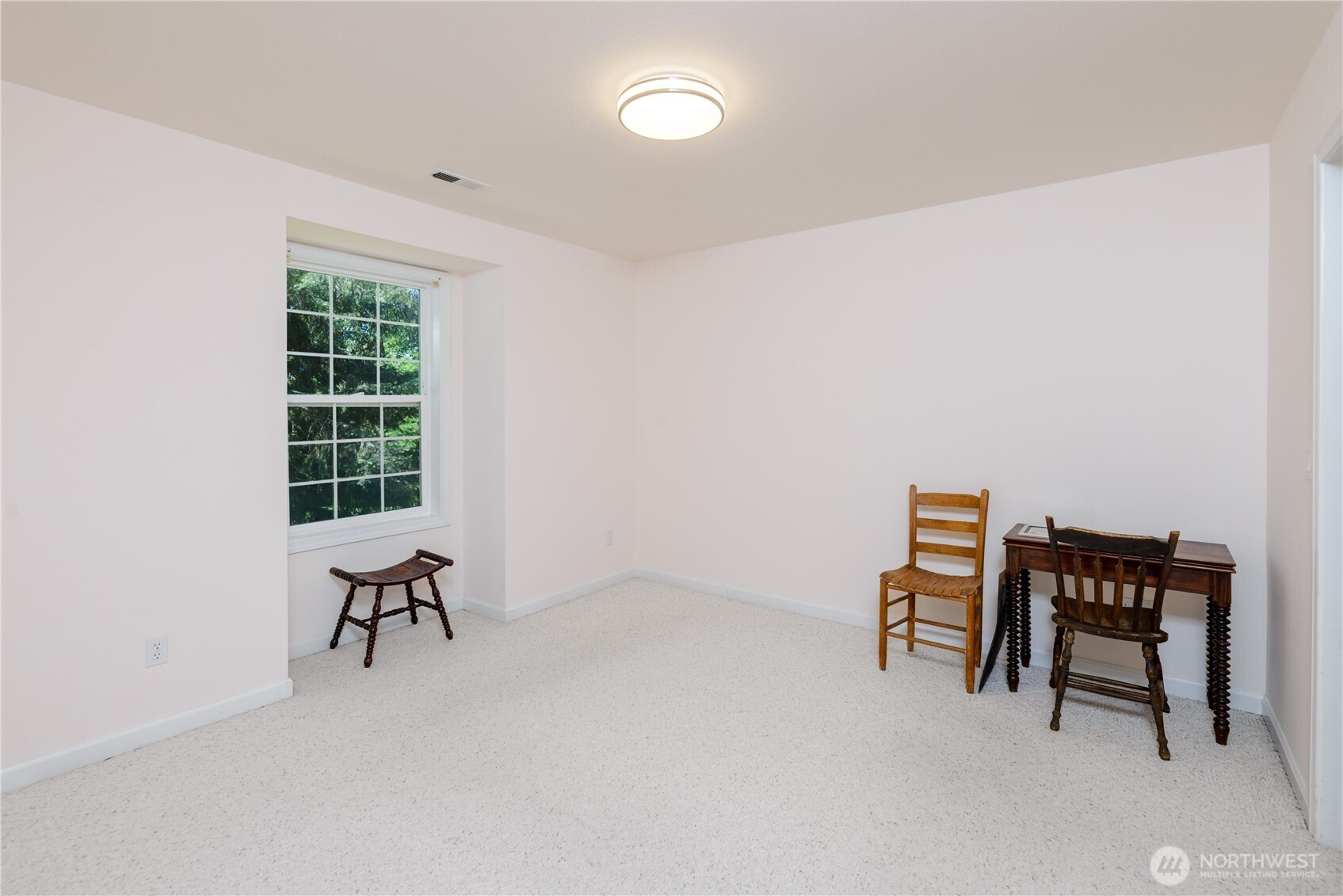 301 Mt Pleasant Estates Road Port Angeles, WA 98362 - Photo 26 of 40 a view of workspace with furniture and a window