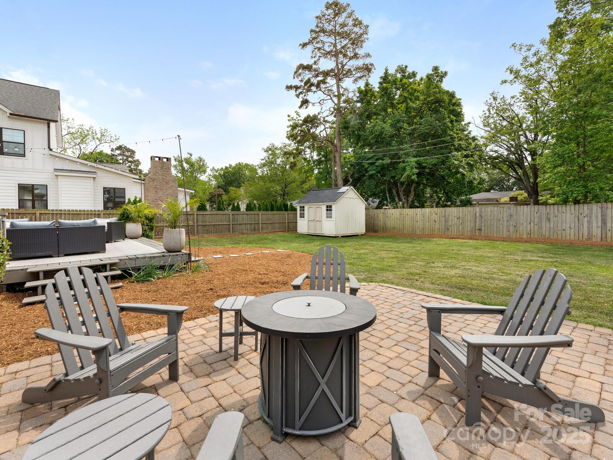 4346 Walker Road Charlotte, NC 28211 - Photo 25 of 30 a view of a chairs and table in the patio