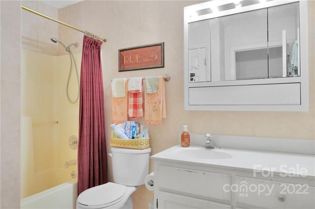1414 Lighthouse Avenue Fort Mill, SC 29708 - Photo 17 of 47 a bathroom with a sink a toilet and shower curtain