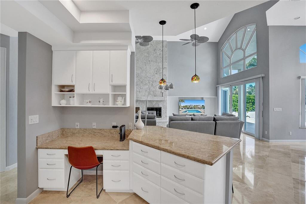 1033 Brooks Lane Delray Beach, FL 33483 - Photo 6 of 20 Island and Desk