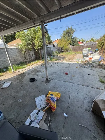 a view of yard from a window