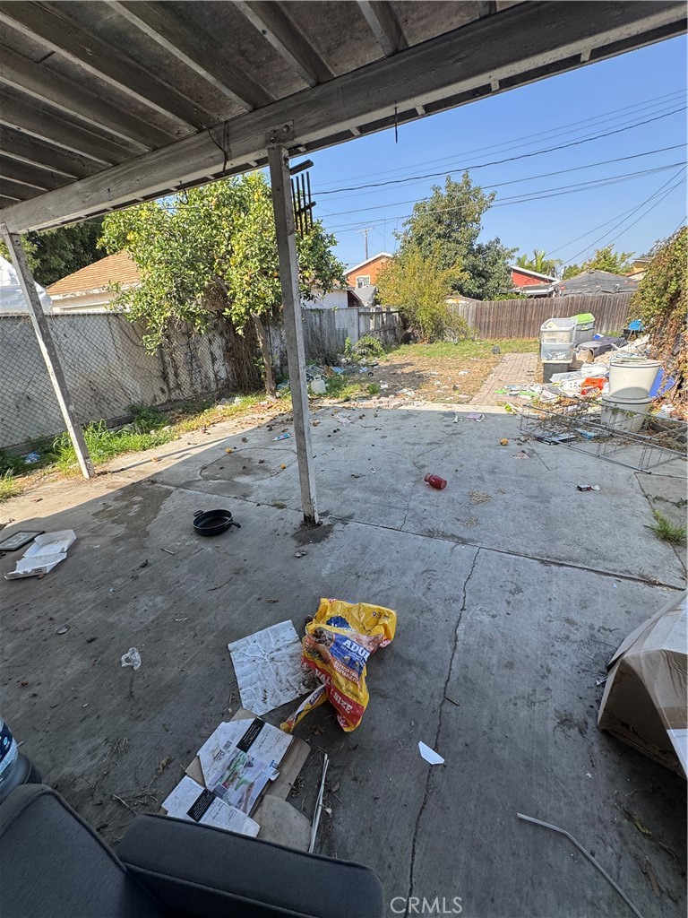 343 West 84th Street Los Angeles, CA 90003 - Photo 9 of 15 a view of yard from a window
